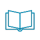 Simple graphic of an open book